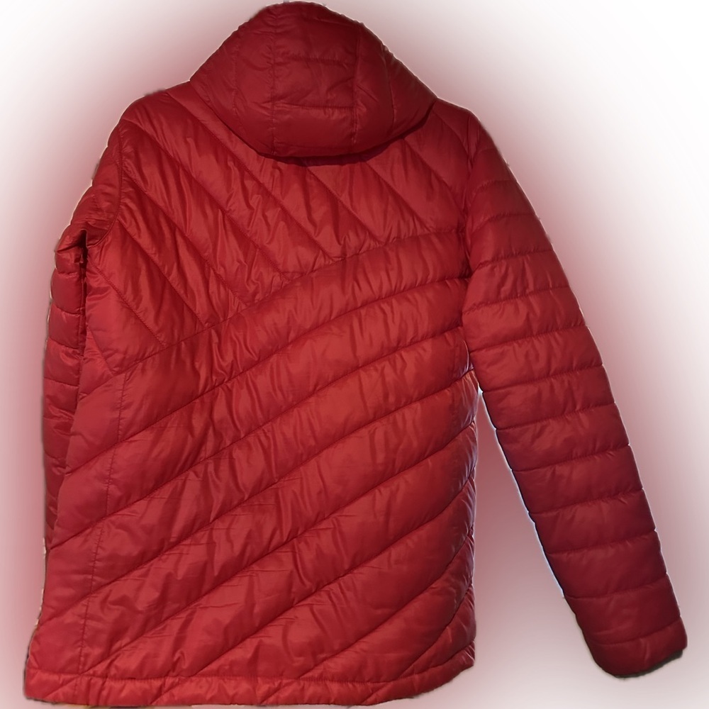 Columbia Girls' Powder Lite Red Puffer Jacket with Hood Size XL (18/20) - Picture 5 of 14
